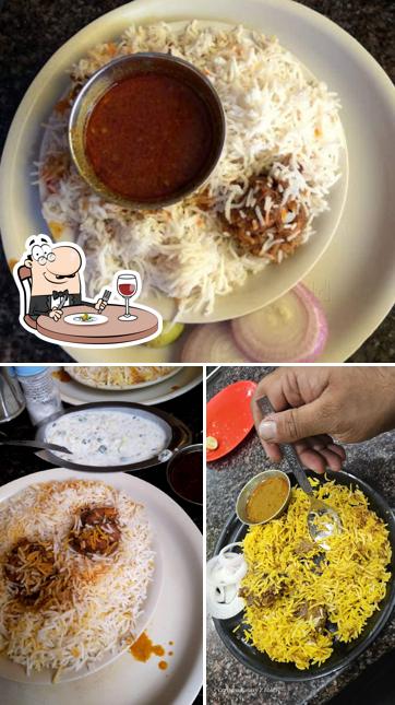 Biryani at Aflatoon Hotel