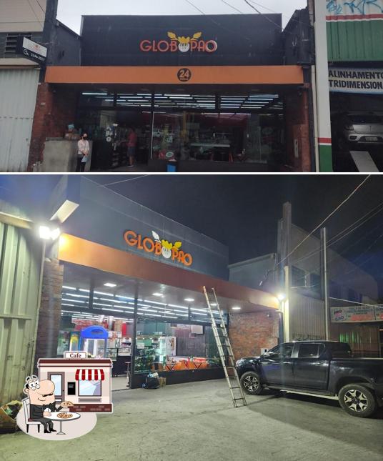 O exterior do MEGA PÃO