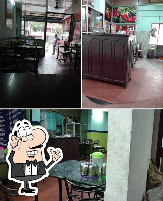 The interior of Malabar Biriyani Hut