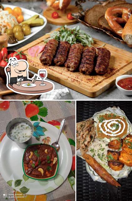 Food at Masala World Restaurant