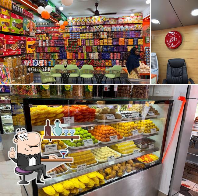 The interior of Nice Bakery Thamarkkulam