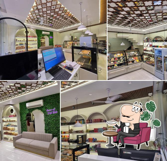 The interior of Rose corner bakery Nxt