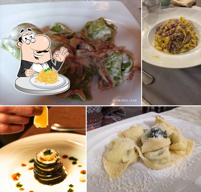Spaghetti alla carbonara al Trattoria delle Tele di Fabio Troiani