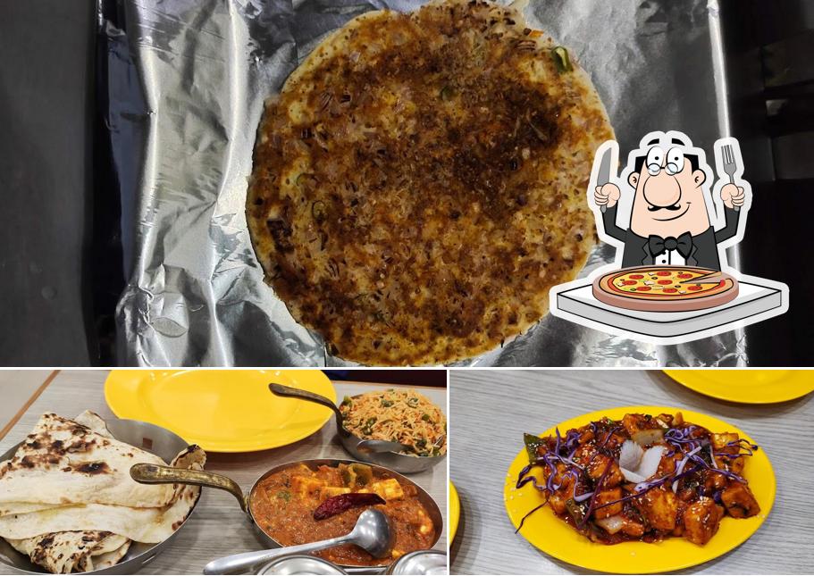 Get pizza at Sangeetha's Desi Mané - Pure Veg Restaurant