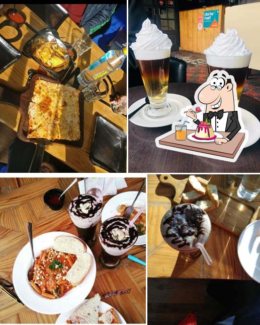 Vue Cafe Lounge serves a selection of sweet dishes