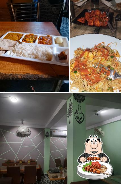 The restaurant's food and interior
