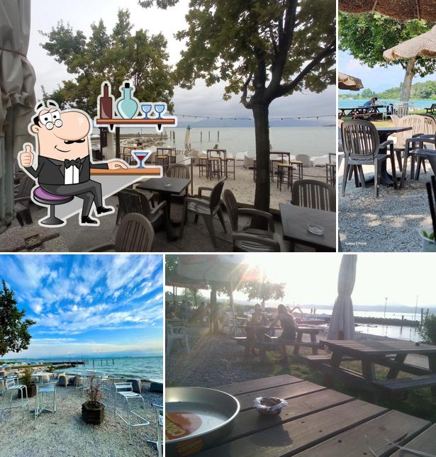 Gli interni di Chiosco La Zattera