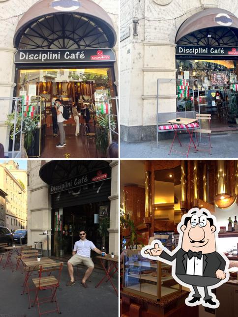 Gli interni di Disciplini Café