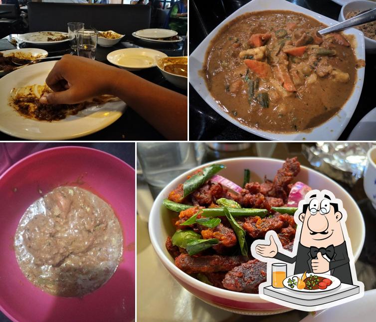 Food at hotel nalanda