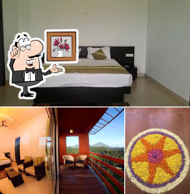 The interior of Petals Resorts Wayanad