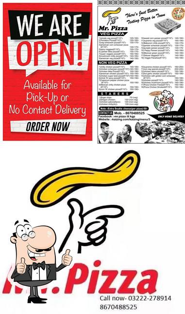 See the pic of Mr.Pizza IIT KGP