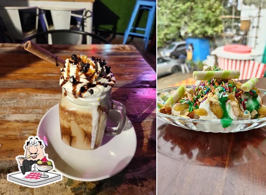 Bike cafe serves a number of sweet dishes