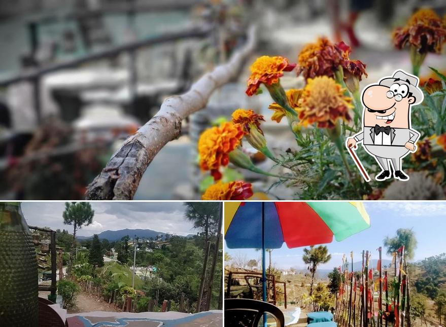 Enjoy the view at the outside area of The Kasar Heart Cafe