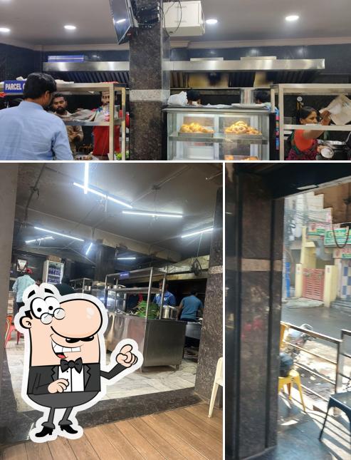 The interior of Sree Purna Tiffin Center