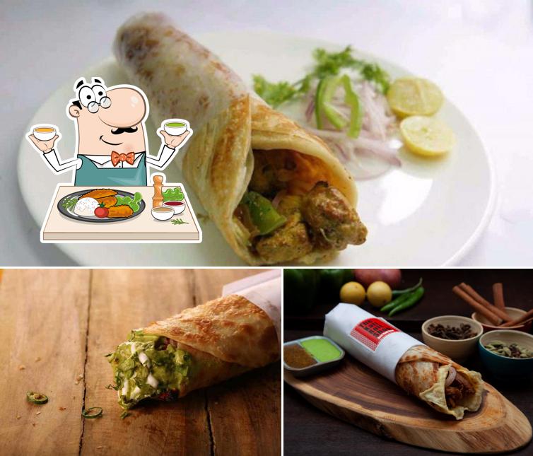 Food at The Kati Roll Shop