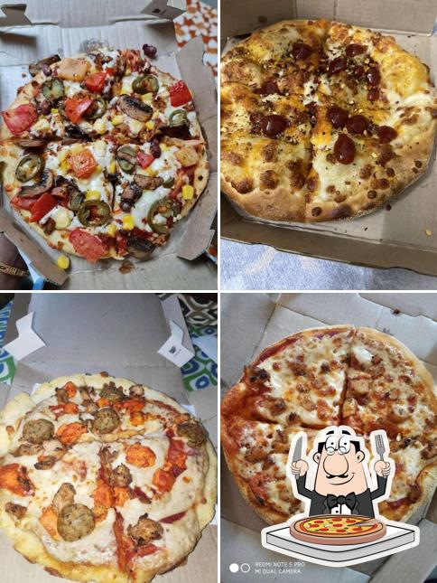 Order different variants of pizza