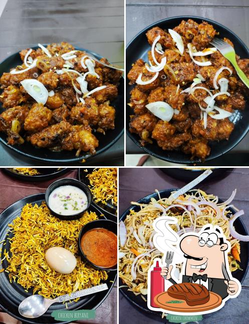 Get meat meals at Buffet Kitchen