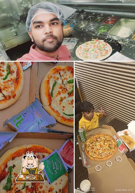 Pick different types of pizza