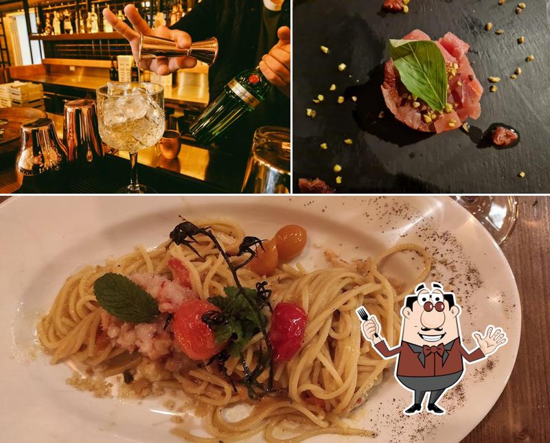 La foto della cibo e bancone da bar di La Vecchia Caserma