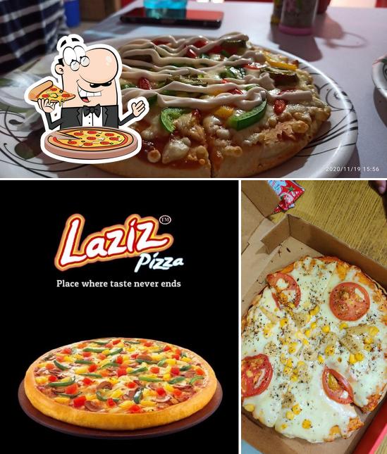 Order pizza at Laziz Pizza