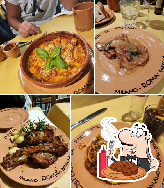Osteria da Fortunata - Moscova Milano serve pasti a base di carne