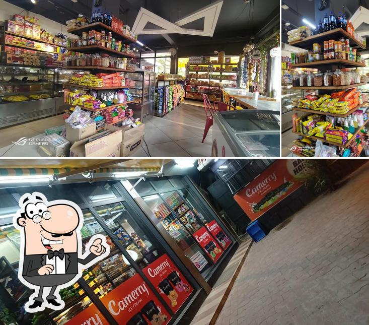 Check out the photo displaying interior and food at Bake House