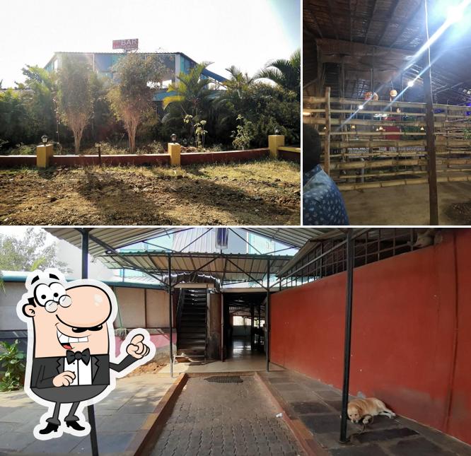 Enjoy the view at the outside area of Hotel Sambhrama