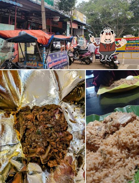 Among various things one can find food and exterior at Kuska bhai biriyaani