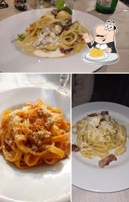 Spaghetti alla carbonara al Osteria Nicolosi