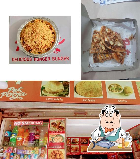 Grilled salmon at Pet pooja world