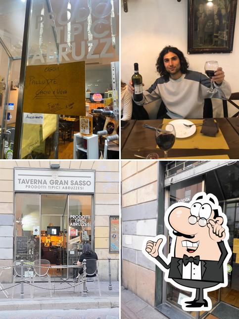 Gli interni di Taverna Gran Sasso