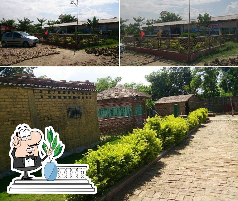 The exterior of Utsav Vihar Dhaba