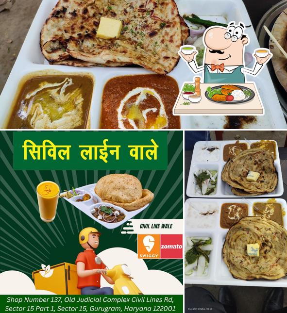 Food at civil line wale chole bhature