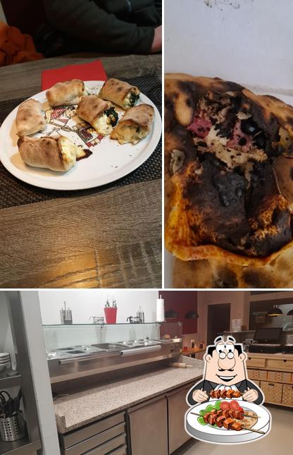 Parmi les diverses choses de la nourriture et la intérieur, une personne peut trouver sur Rocky's Pizzeria