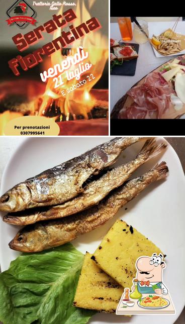 Platti al Trattoria Il Gallo Rosso