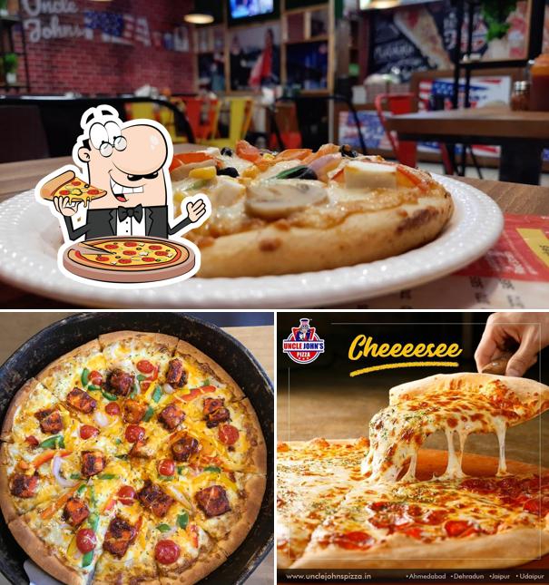 Try out different kinds of pizza