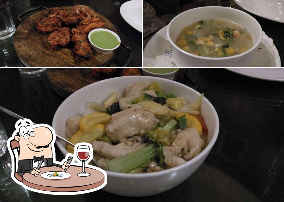 Food at Peacock Restaurant