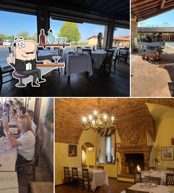 Gli interni di Cascina Carretto