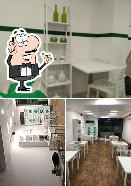 The interior of Fitmeals Cafe
