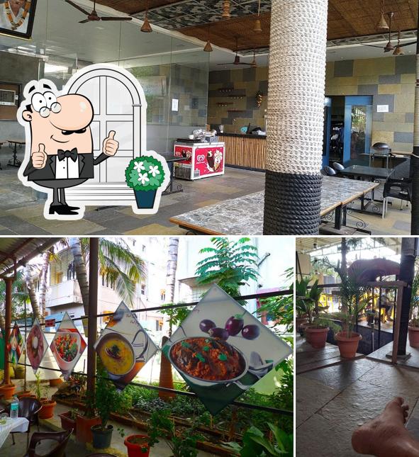 The exterior of Hotel Radhesh Garden Pure Veg Restaurant