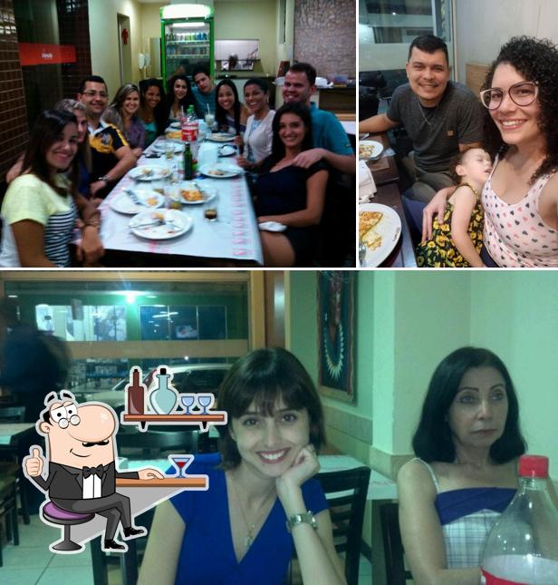 O interior do Lanchonete e Pizzaria Ki Brasão