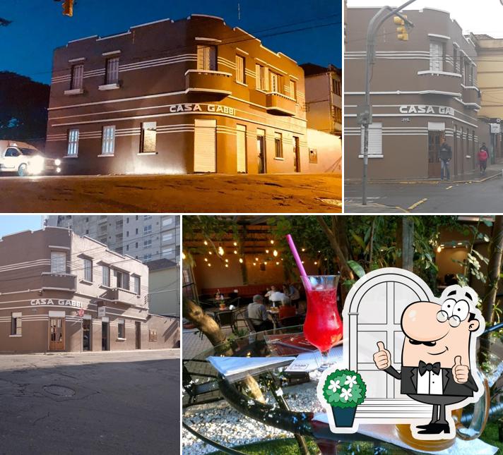 O exterior do Casa Gabbi