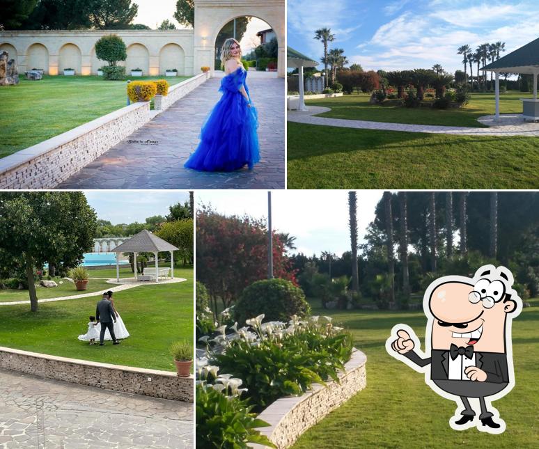 Goditi la vista dagli esterni di Ristorante Corte Corona SRL