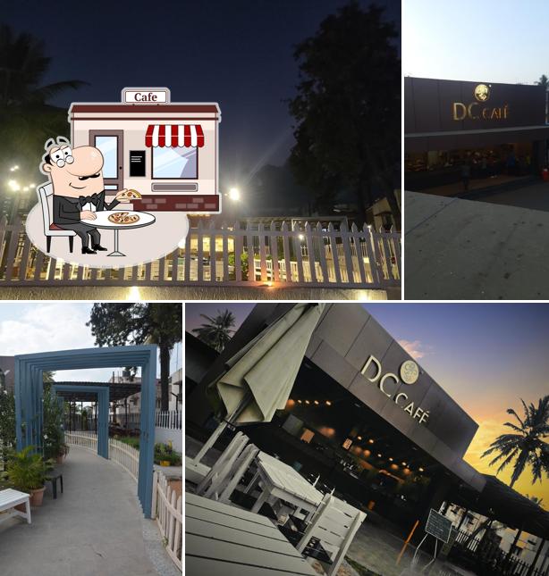 The exterior of DC Cafe