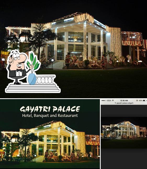 The exterior of HOTEL GAYATRI PALACE
