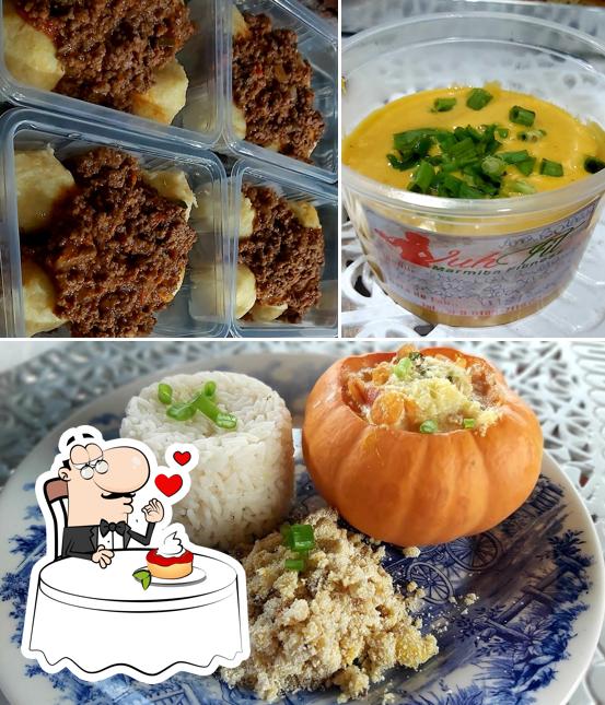Juh fit marmitas fitness oferece uma variedade de sobremesas