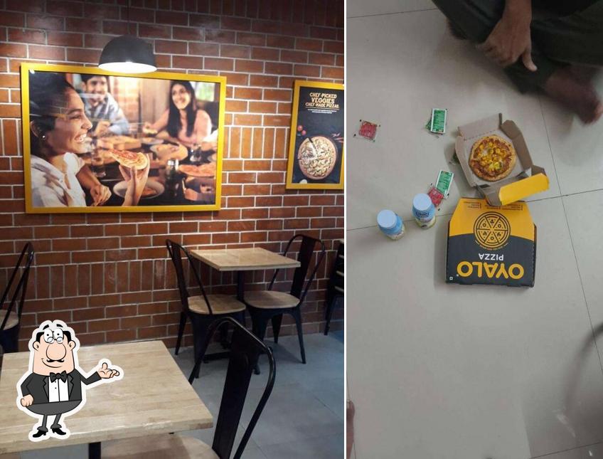 The interior of Oyalo pizza Villianur