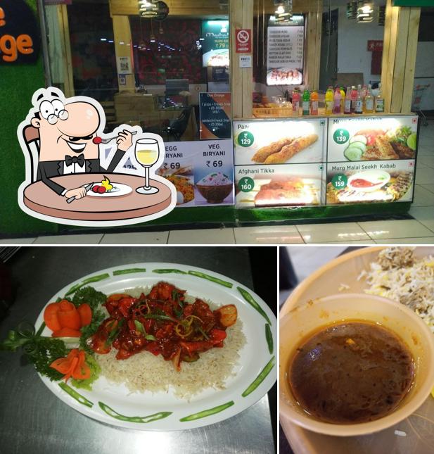 Food at Oye Orange Café