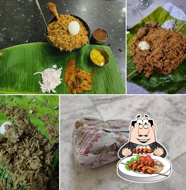 Food at Salem RR Biriyani - Kamarajar Salai