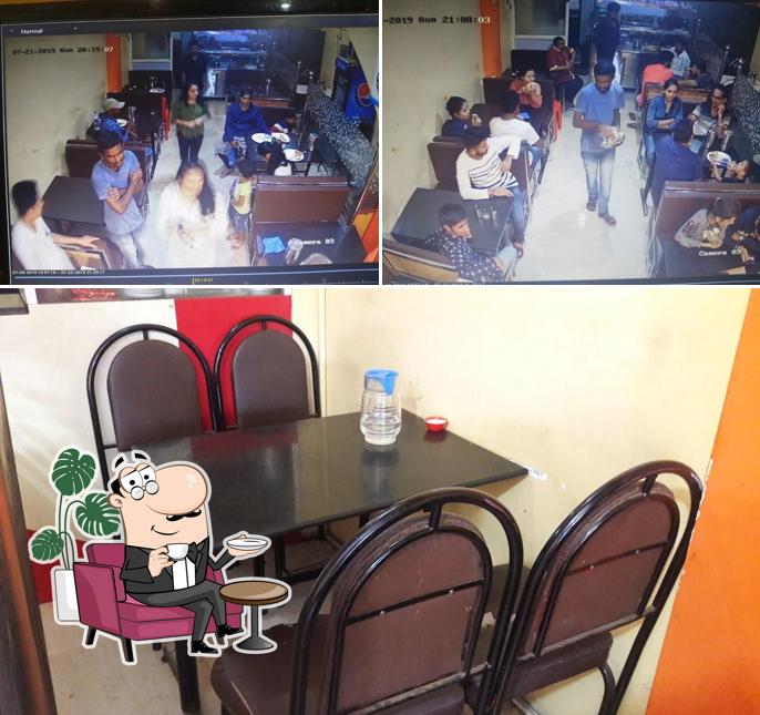 The interior of Shri Ganesh Darshini